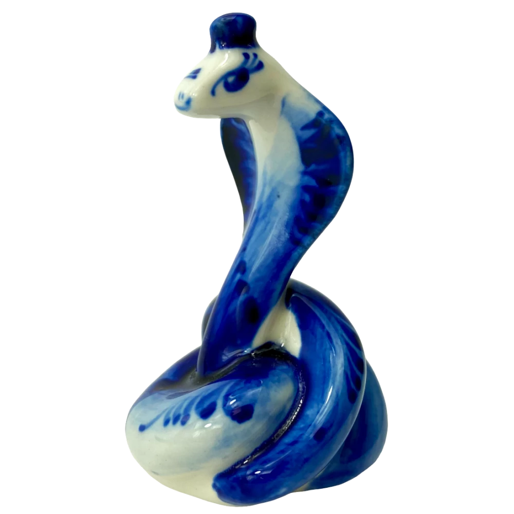 Porcelain figurine - Snake - Knot (8.5x5.5)