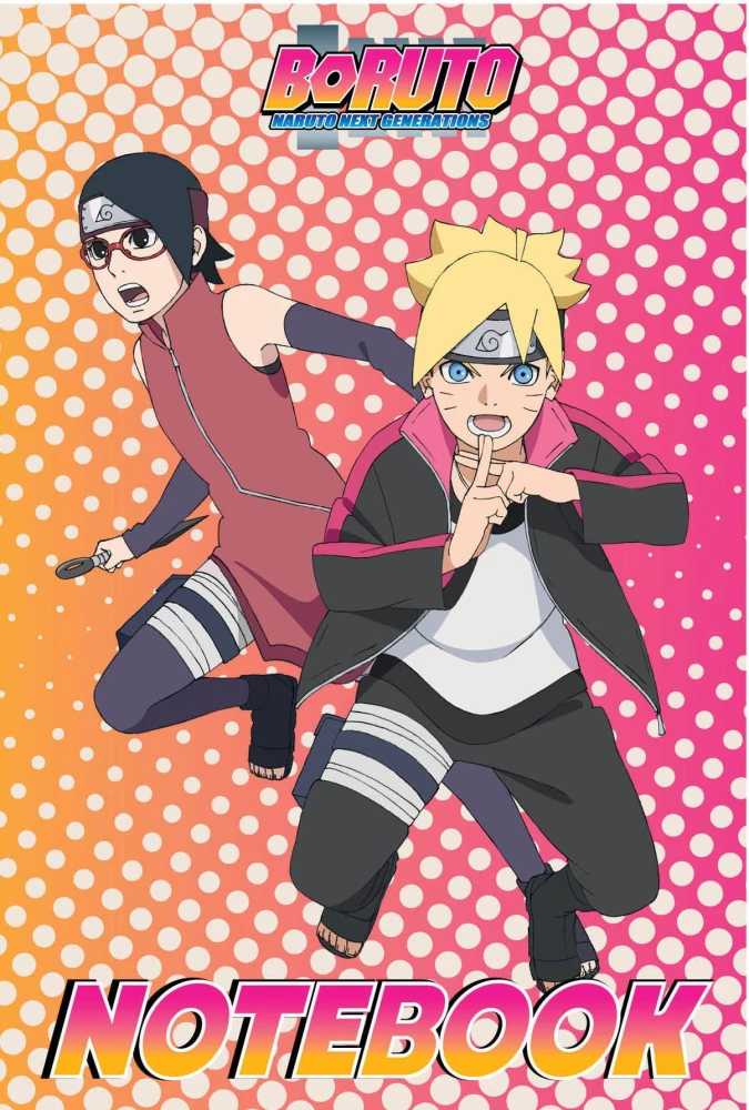 Boruto. Notebook (pink)