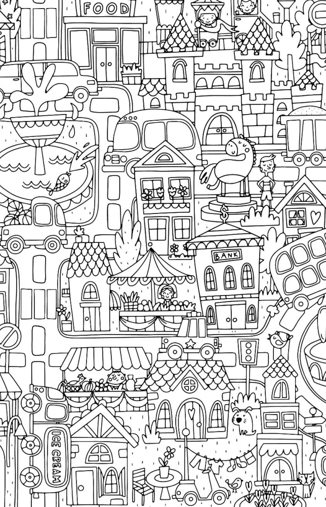 The Land of Lost Things. A Coloring Book for Finding Items