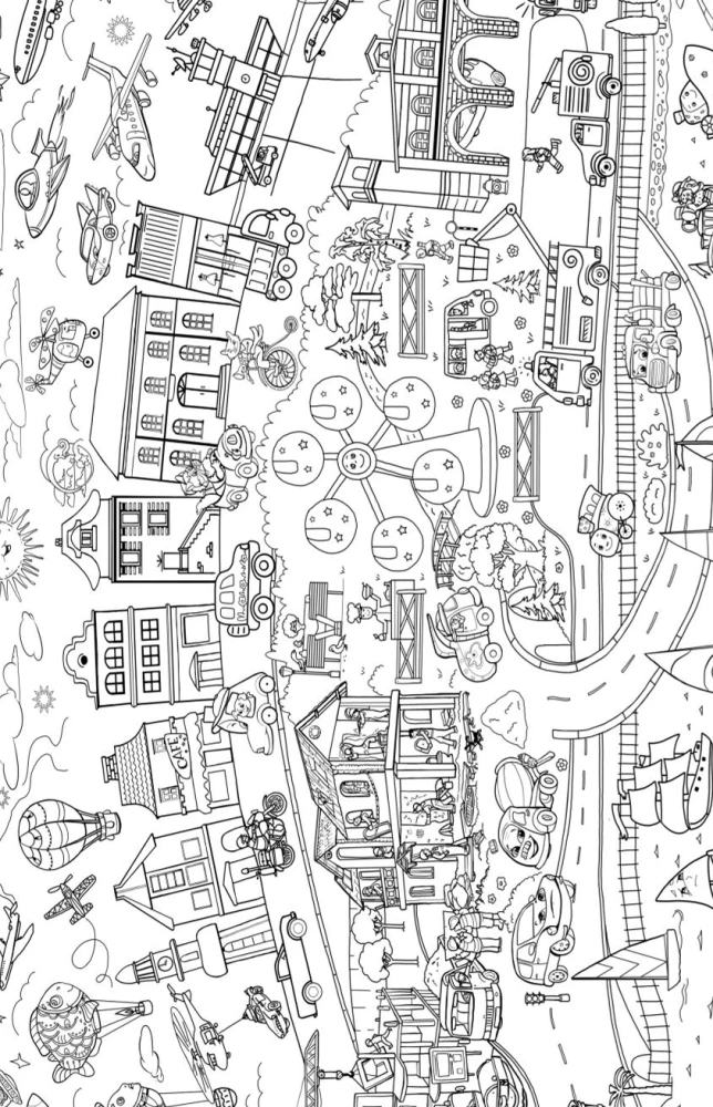 The Land of Lost Things. A Coloring Book for Finding Items