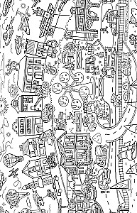 The Land of Lost Things. A Coloring Book for Finding Items