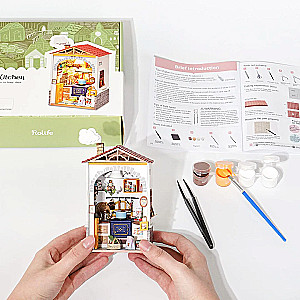 3D puzzle - Fragrant kitchen with backlight