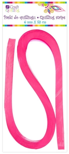 Quilling Strips 6 mm - Pink, 100 Pieces