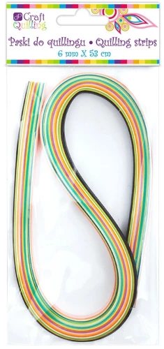 Quilling Strips, 6 mm, 108 Pieces