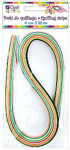 Quilling Strips, 6 mm, 108 Pieces