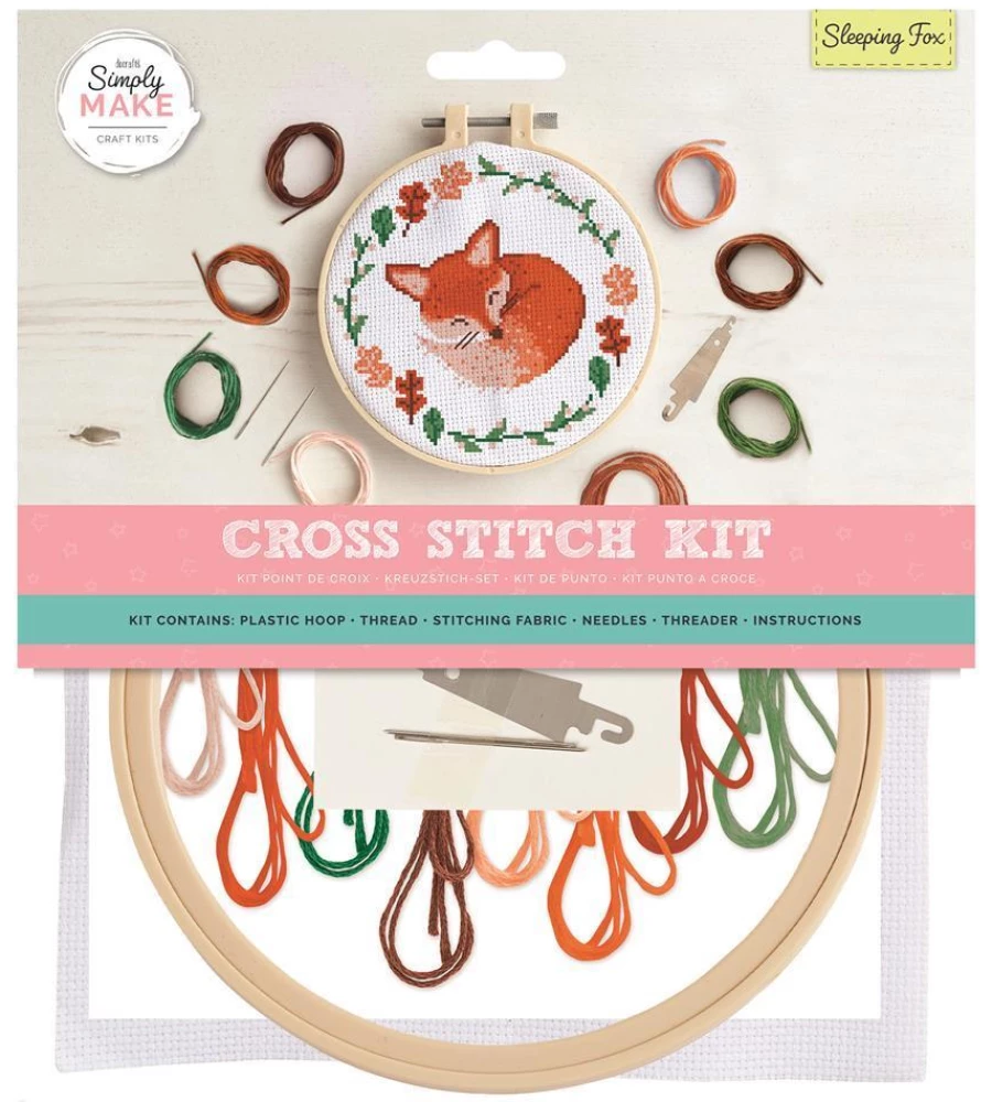 Cross Stitch Kit - Sleeping Fox