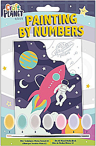 Painting by numbers - Space, 7 colors