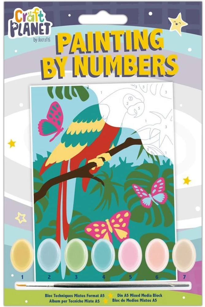 Painting by numbers - Parrot