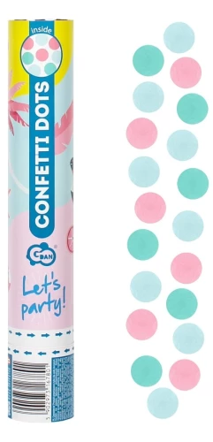 New Year party popper - Let's party, 30 cm