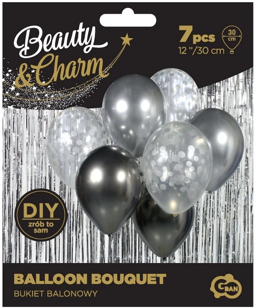 Balloon Set - Beauty & Charm, 7 pcs