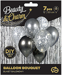 Balloon Set - Beauty & Charm, 7 pcs