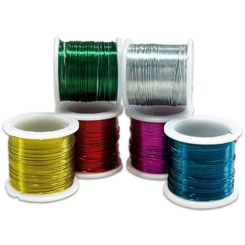 Floristic wire, available in assorted colors