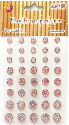 Acrylic Stickers - Light Pink Flowers