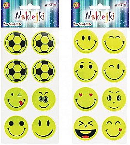 Set of reflective stickers, 12 pieces