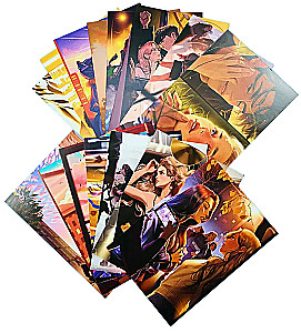 Set of postcards based on the novels by Anna Jane - Your heart will be broken and By the shards of your heart