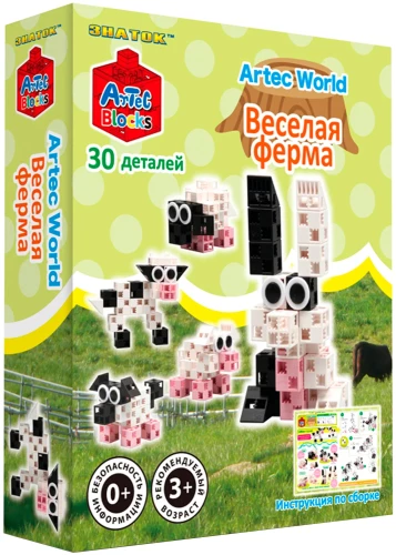 Конструктор ARTEC World - Весёлая ферма, 30 деталей