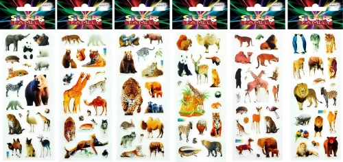 Stickers - Animals (6.5x16.5)