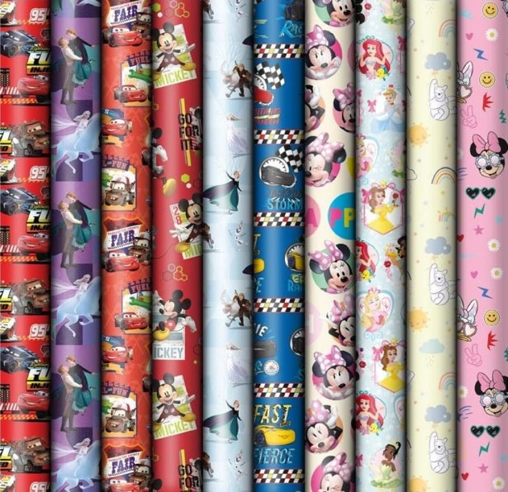 Gift wrapping paper - Disney, 70x200 cm, assorted