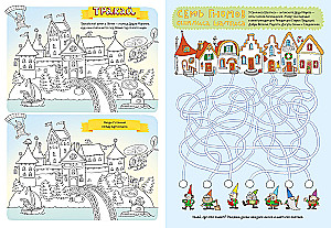 Coloring Book. Around the World with Santa Claus