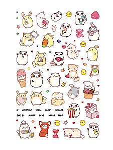 Anime & Kawaii. For decorating your planner, smartphone, or laptop! Over 600 cute stickers!