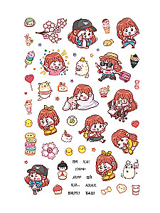 Anime & Kawaii. For decorating your planner, smartphone, or laptop! Over 600 cute stickers!