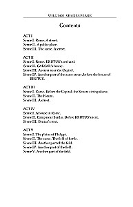 Tragedies: King Lear; Othello; Julius Caesar