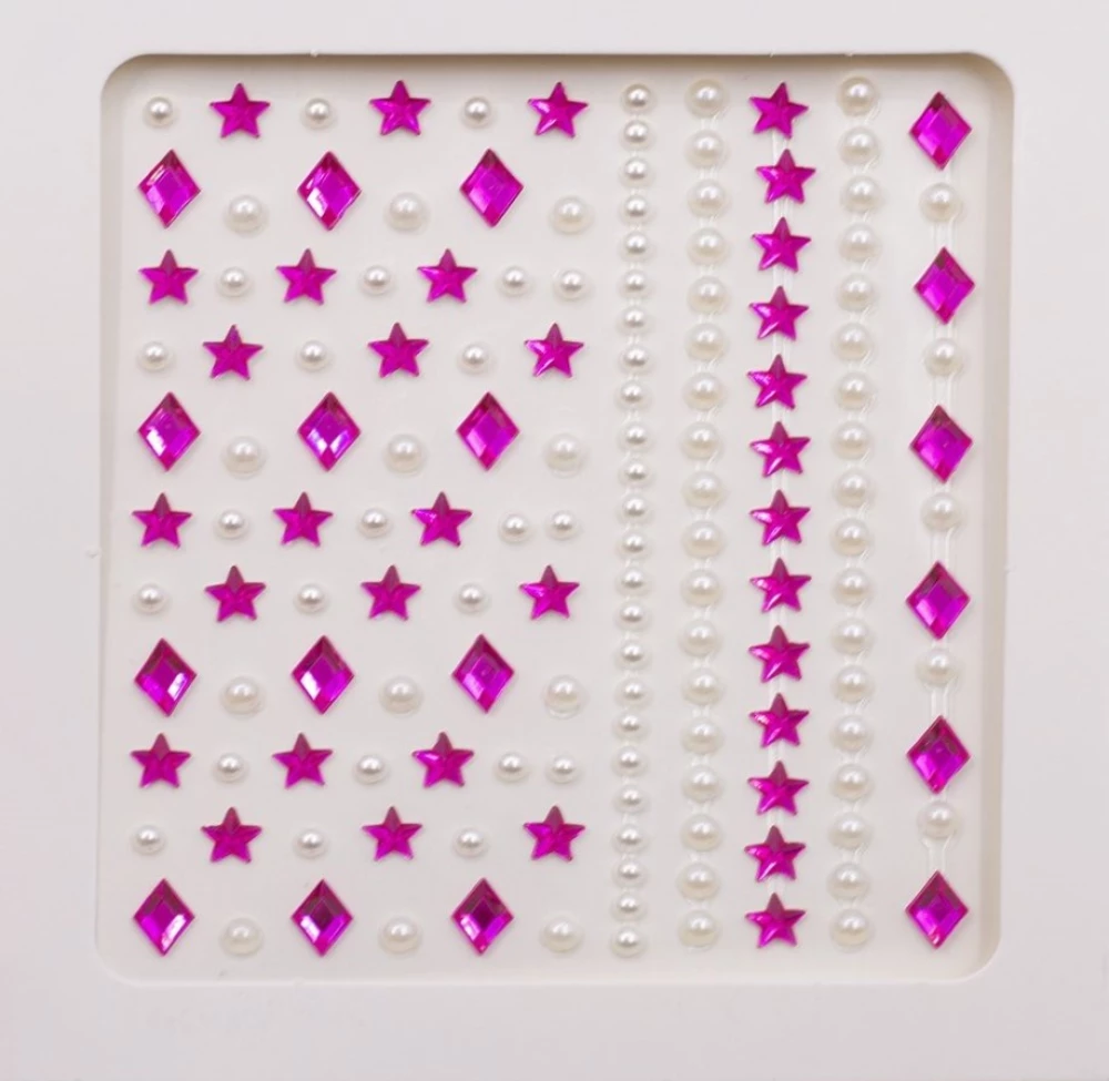 Stickers with rhinestones (9x9.5 cm)