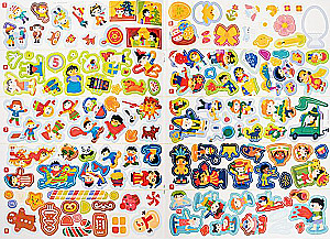 100 reusable stickers! Holidays of the World