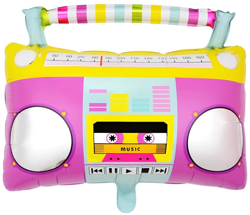 Foil Balloon - Cassette Player