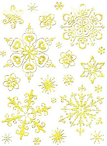 Stickers - Snowflakes, assorted