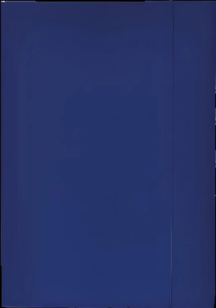 Folder with elastic band, dark blue, A4