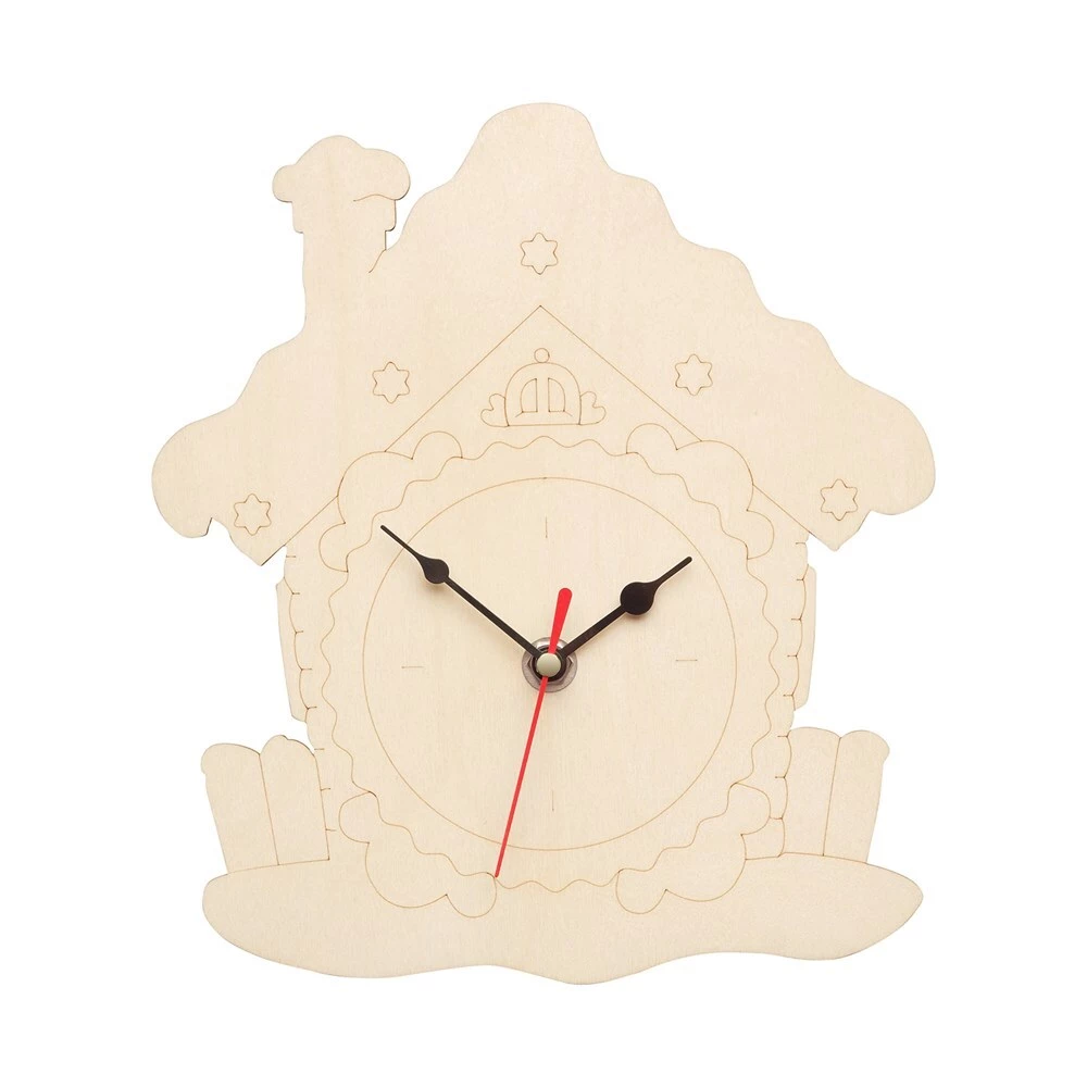 Creative Set - Paintable Clock, House