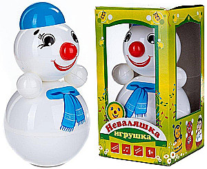 Roly-Poly Toy - Snowman, 22.5 cm