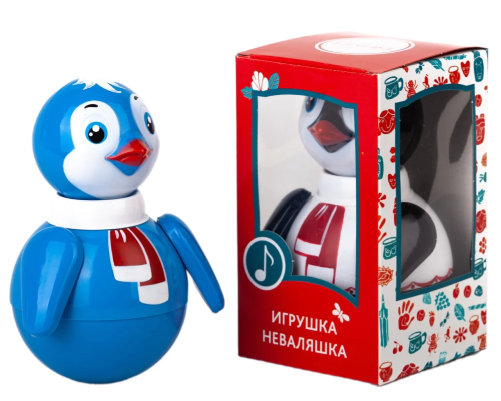 Roly-Poly Toy - Penguin, 15 cm