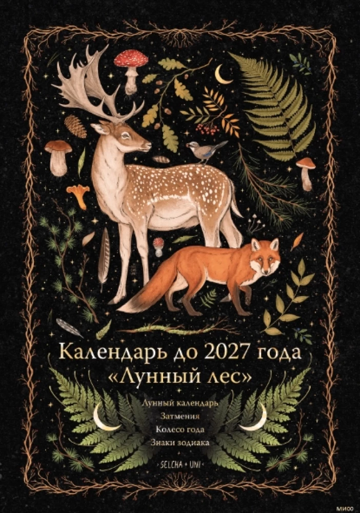 Календарь до 2027 года - Лунный лес. Олень