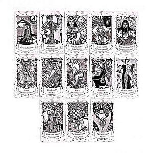 Songs of the Runes. A Book of Interpretations of the Koshchuns of the Marks and Cuts (78 cards)