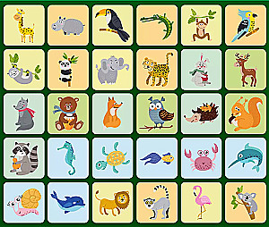 Children's Entertainment Game - Memoland. Animals