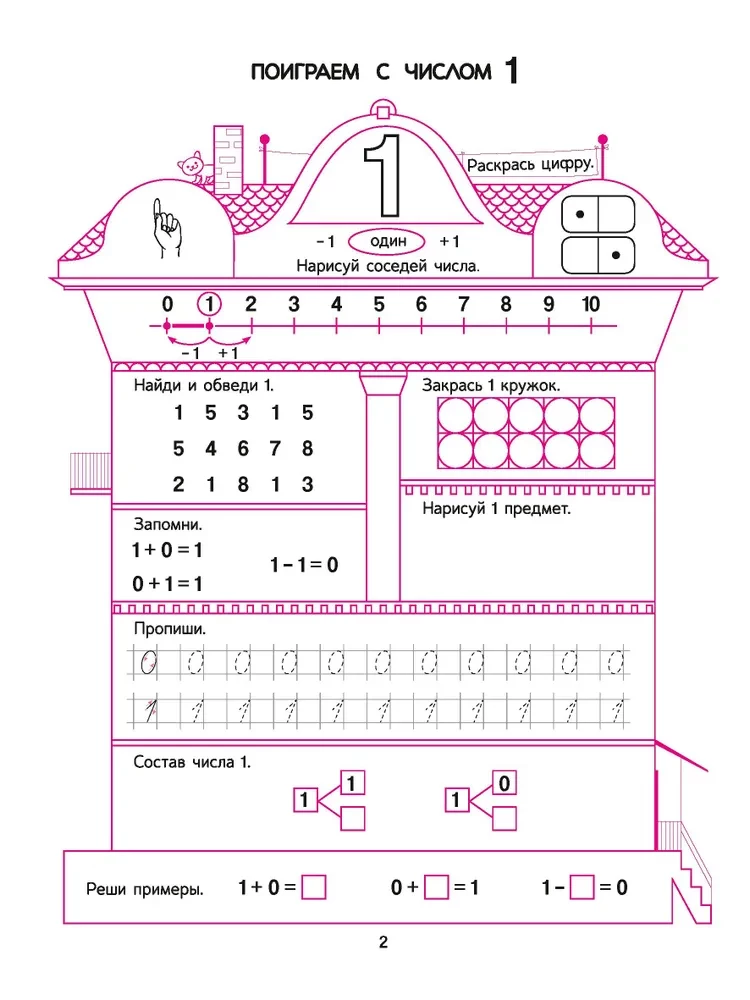 Learning Addition Table. Magic Workbook-Self-Teacher in Mathematics