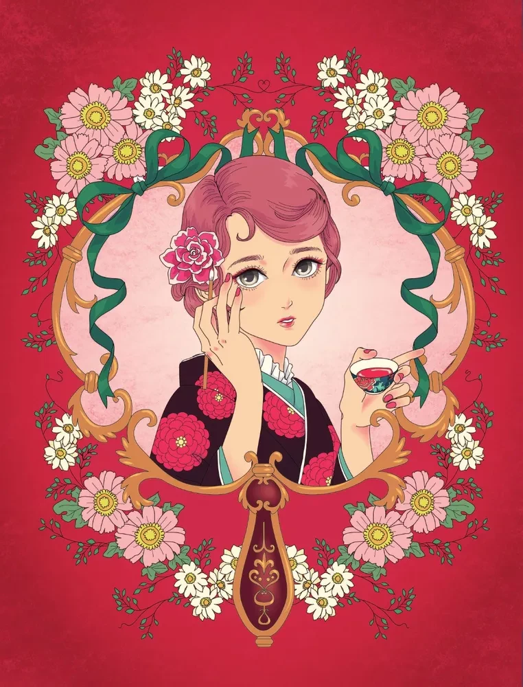 Vintage Japan. Fairy Tale Retro Illustrations by Mari Katogi