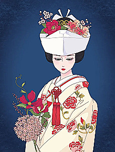 Vintage Japan. Fairy Tale Retro Illustrations by Mari Katogi