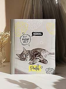 Photo album with 10 magnetic sheets - Fluffy pets. Mrrrr (23x28)