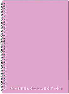 Notebook A4 - Pastel Collection Pink/Purple