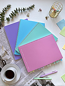 Notebook A4 - Pastel Collection Pink/Purple