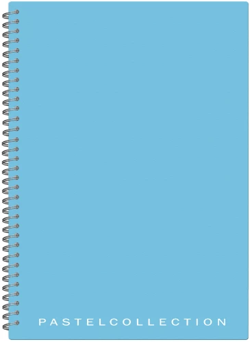 Notebook A4 - Pastel Collection Blue/Mint