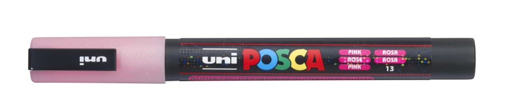 UNI Posca PC-3M Marker, color 13, pink glitter