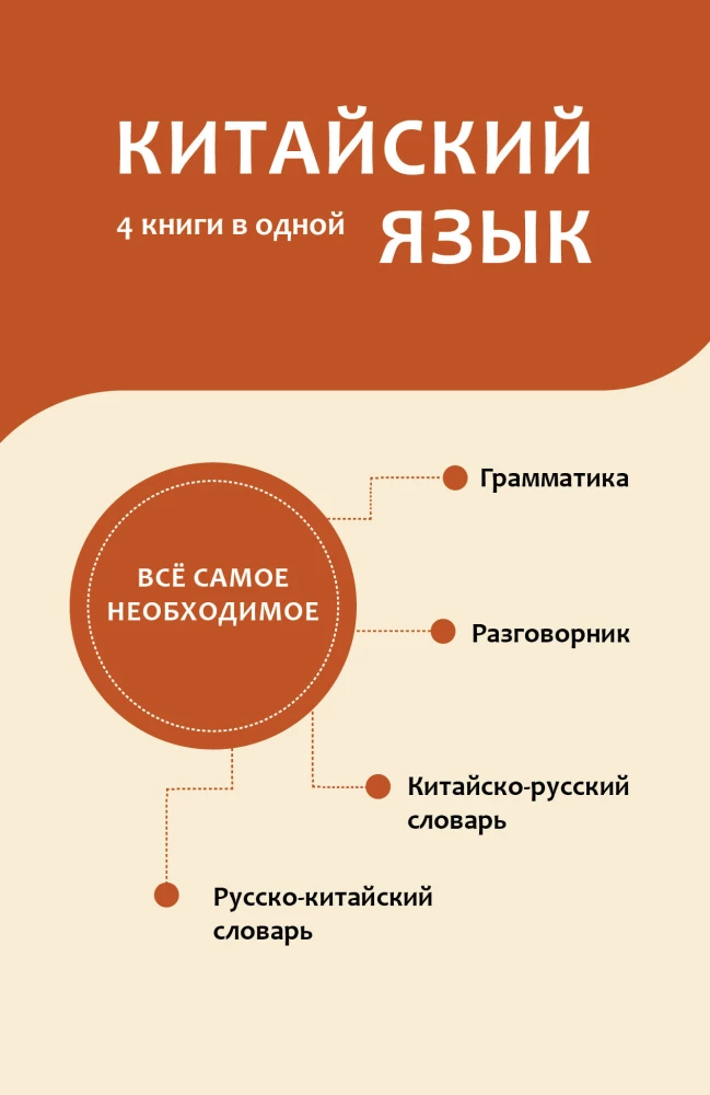 Chinese Language. 4 Books in One: Phrasebook, Chinese-Russian Dictionary, Russian-Chinese Dictionary, Grammar