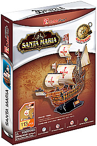 3D Puzzle - Ship. Santa Maria, 113 pieces