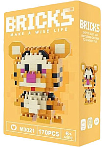 BRICKS 3D Constructor - Tigrulya, 170 elements