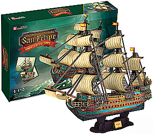 3D Puzzle - Ship. The San Felipe, 248 pieces