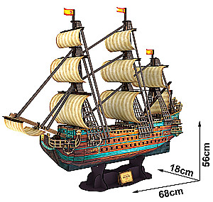 3D Puzzle - Ship. The San Felipe, 248 pieces